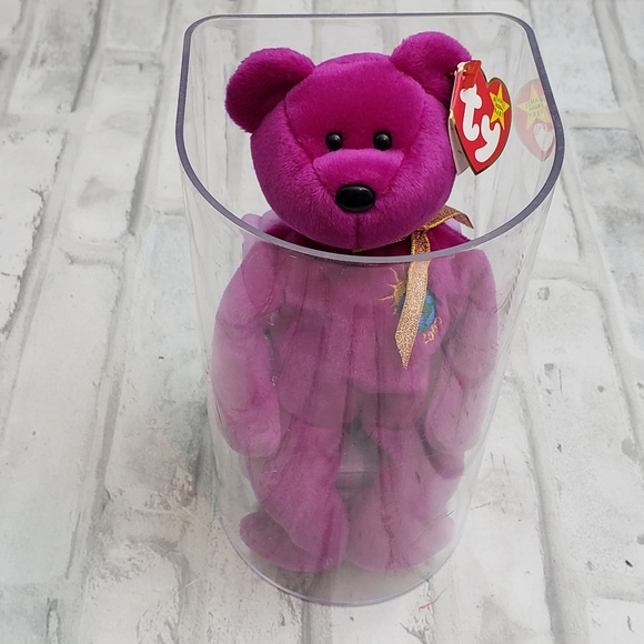 TY Beanie Babies Millenium Bear - 5 Errors - RETIRED 1999 - Picture 2 of 10